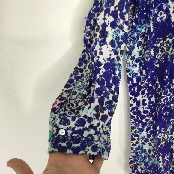 Blue Saks Fifth Ave Tunic - Picture 4 of 7